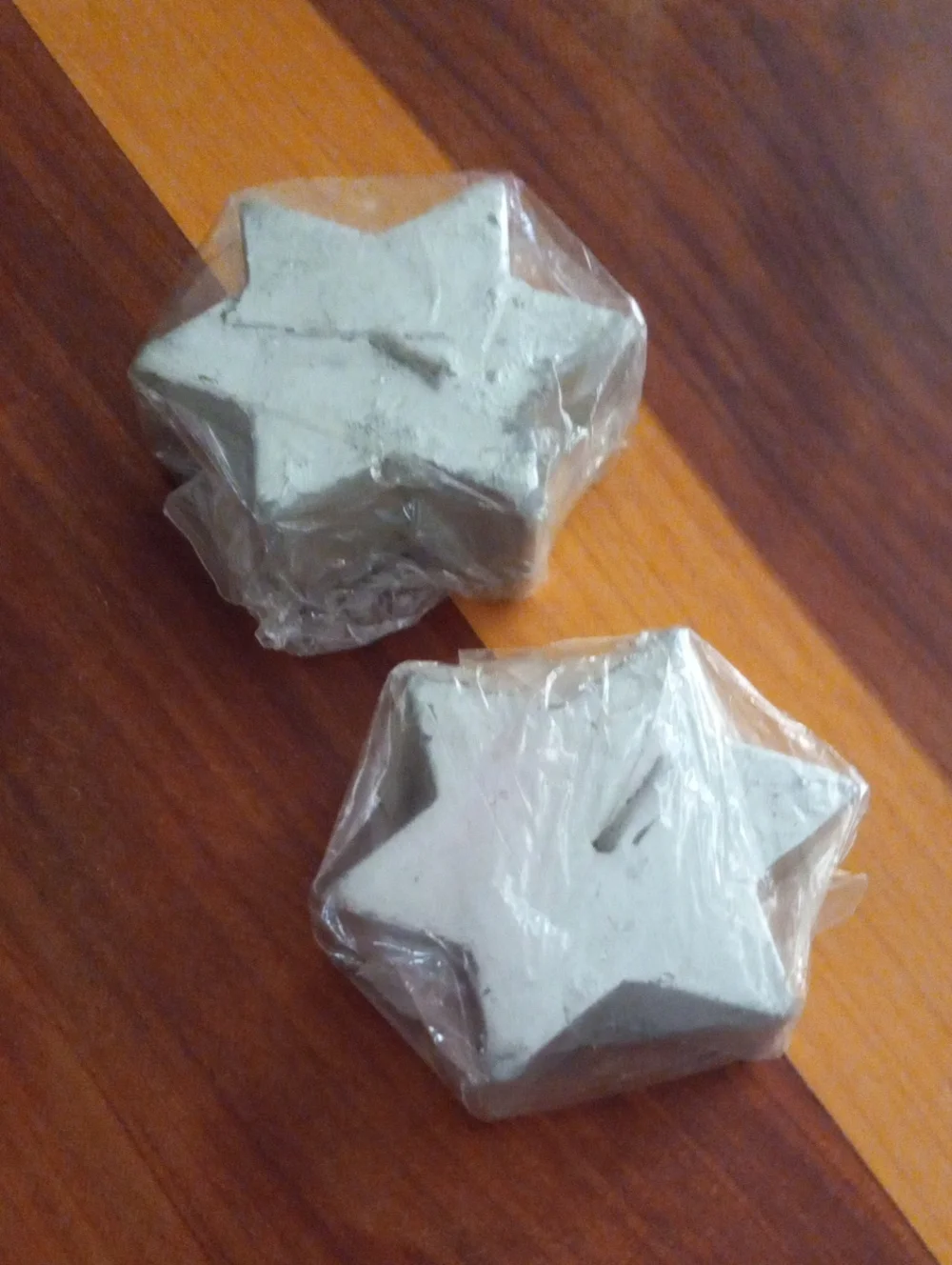 Blue Dreidel And Silver Star Of David Shaped Candles